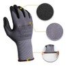 LOCCEF Work Gloves, Micro Foam Nitrile Coated, 12 Pairs, Seamless