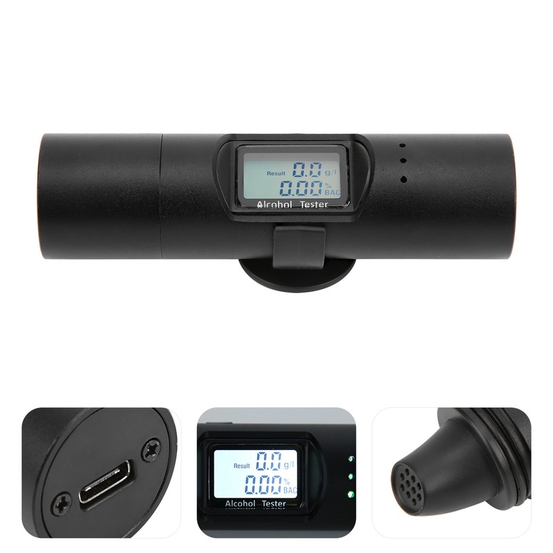 Alcohol Tester High Sensitivity Digital Breathalyzer Liquid Crystal Display USB
