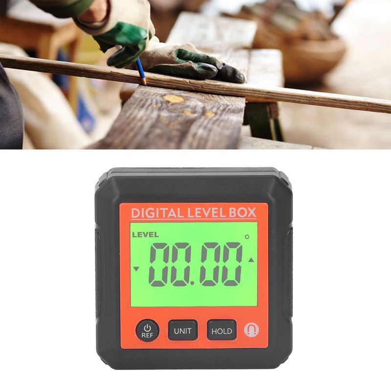 Digital Level Box High Accuracy Magnetic Portable Protractor Inclinometer Angle