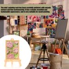 21 Pcs Mini Easel Stand for Display, Wooden Display Stands