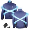 AlphaCool Cooling Fan Jacket For Men Women, 2 Fans &