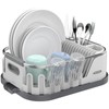 MR.SIGA Dish Drying Rack for Kitchen Counter, Compact Dish Drainer