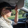 Left Driver Side Beige Sun Visor Fit for Toyota RAV4