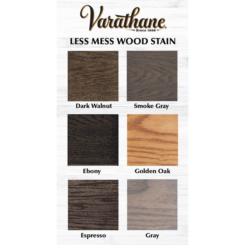 Varathane 368029 Less Mess Wood Stain and Applicator, 4 oz,
