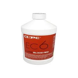 XSPC EC6 High Performance Premix PC Coolant, Translucent, 1000 mL, Blood Red