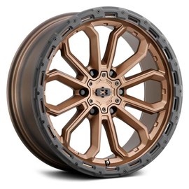 Vision 405 Korupt 16x8 6x5.5" +0mm Bronze Wheel Rim 16" Inch