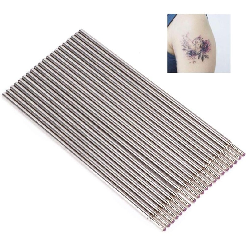 Pluma de tatuaje temporal, 20 recargas de marcadores de piel