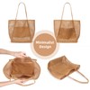 KALIDI Beach Mesh Tote Bag, Casual Tote Grocery Bag Hobo