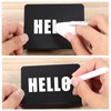 10pcs Mini Chalkboard Signs with 2pcs Pens, 4x3inch Small Chalkboard