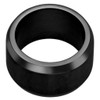 Jude Jewelers 15mm Stainless Steel Classical Plain Matte Black Brushed
