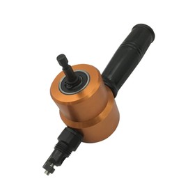 OSALADI Sheet Metal Cutter Yt-160a Double Headed Nibbler 360° Rotatable Drill Attachment Easy Metal Cutting