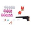 TIG Welding Torch Accessories Glass Cups Gas Lens Chuck Alumina