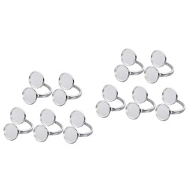 VILLFUL 10pcs Portable Ring Base Ring Sizer Adjuster Adjuster Jewelry Making Accessories