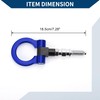 Hihaha Tow Hook/Universal Car Front Bumper Towing Hook/Durable Metal Rotary