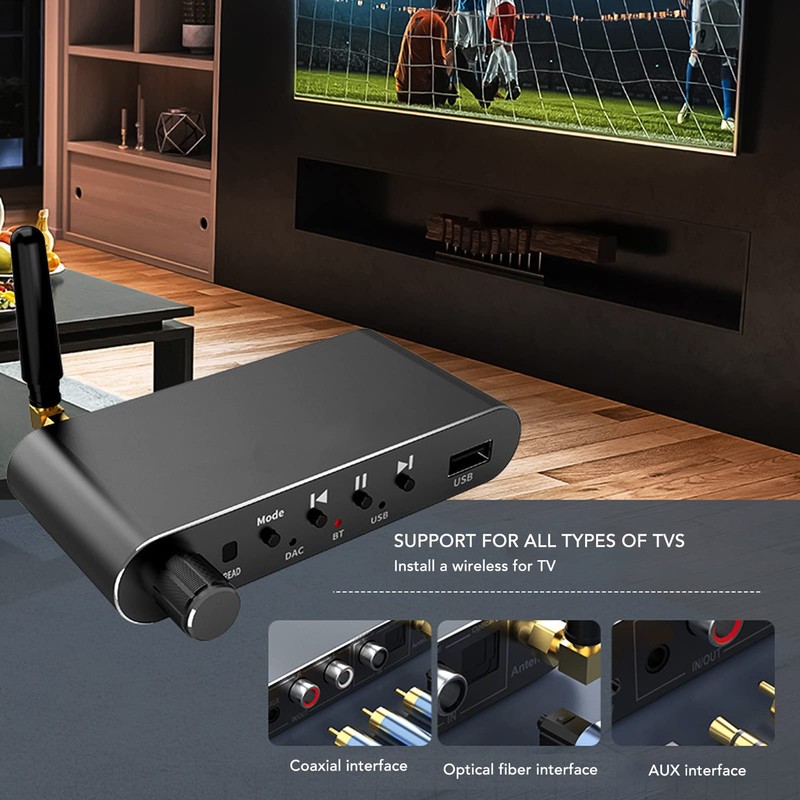 Bluetooth Receiver Transmitter 4 in 1 Multifunction Support U Disk