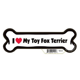 Pet Gifts USA Toy Fox Terrier Dog Bone Magnet
