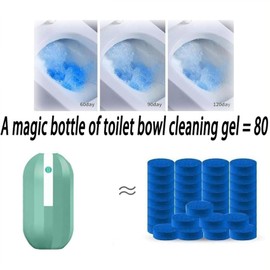 Automatic Toilet Bowl Cleaner,Toilet Cleaner 10 Years,Crazy Clean Toilet Bowl Cleaner,Fresh Scent (2)