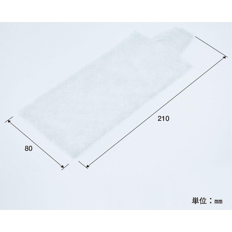 Kokubo Kogyo KL-068 Bristle Filter for Drum Washing Machines, Pack
