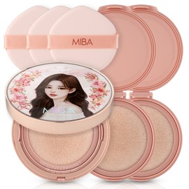 Miva King Cushion Season 3 Ion Calcium Foundation Double Cushion Glow No. 23 1 main product + 2 refills / 미바 왕쿠션 시즌3 이온칼슘 파운데이션 더블 쿠션 글로우 23호 본품1개+리필2개