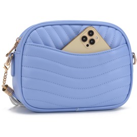 lola mae Women's Crossbody Handbags Small Lightweight Shoulder Bag Top Zipper Tassel Accent