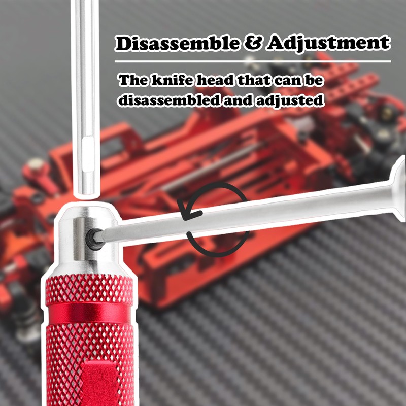 GDOOL 4 Pieces Hex Screw Driver Set 1.5mm 2.0mm 2.5mm