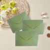 CZAKOMIX 25 Sheets Green Envelopes Elegant Wedding Envelopes Suitable for