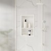 Qeke Stainless Steel Shower Niche 18" X 12", No Tile