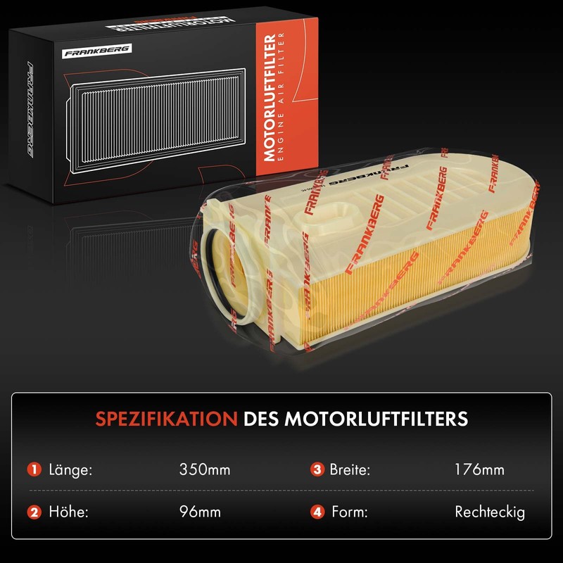 Frankberg Air Filter Compatible with C-Class W204 C220 C250 2.1L