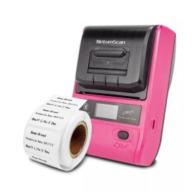 NetumScan Label Maker  Bluetooth Thermal Label Printer Android & IOS NEW/OB