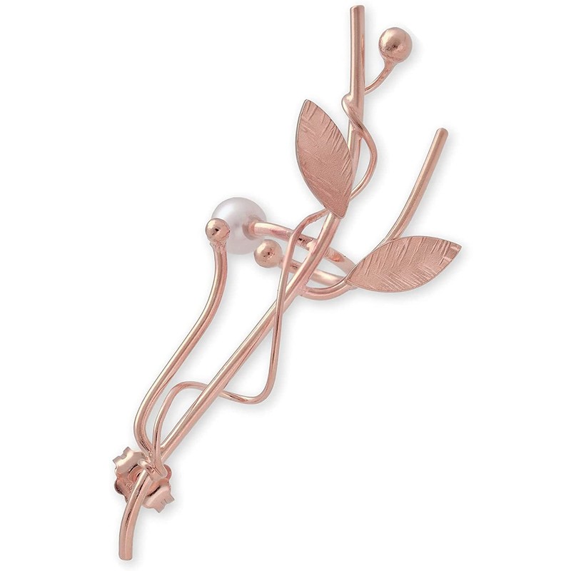 Links Gold Sterling Silver Elf Ear Cuff, Statement Earring, Wedding