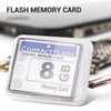 Atelierate Professional 8GB Compact Flash Memory Card(White&Blue)