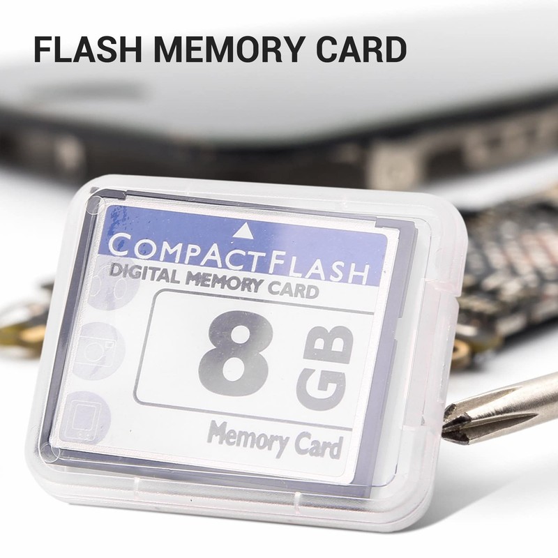 Atelierate Professional 8GB Compact Flash Memory Card(White&Blue)