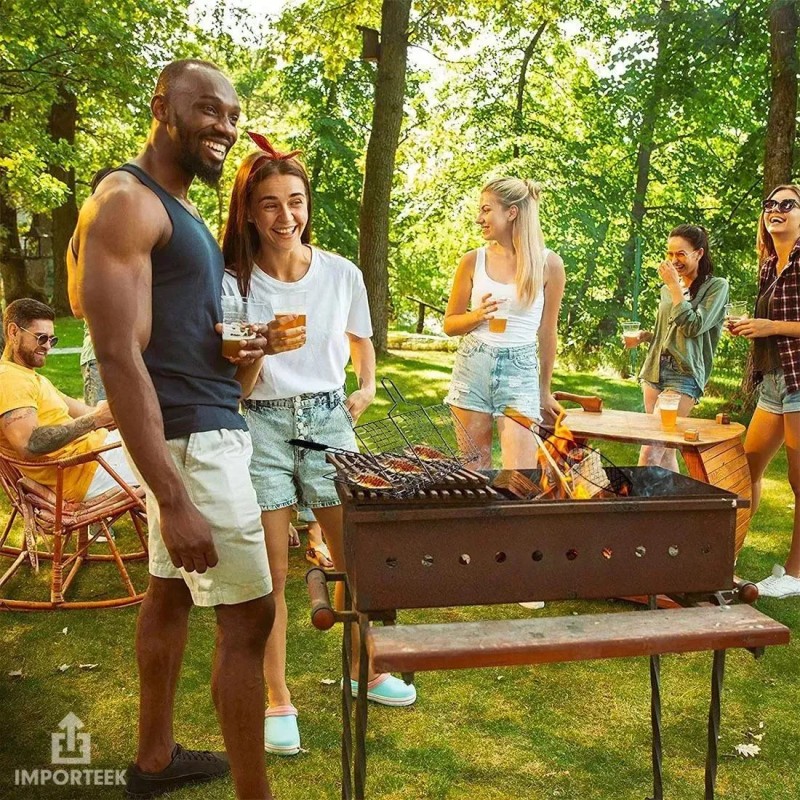 Importeek 5pz Rejilla Parrilla Zarandeado Pollo Carne Asado Ca Pescado
