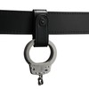 Handcuff Strap Black Leather with Black Safety Snap