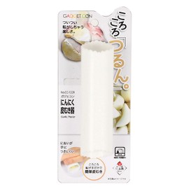 Pearl Metal CC-1229 Peeler, White, Outer Diameter 1.4 x Total Length 5.3 inches (3.5 x 13.5 cm), Garlic Gadecon