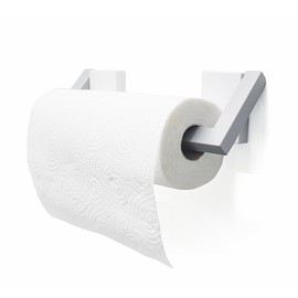 balvi Magneto Kitchen Roll Holder White / Grey Colour Magnetic Roll Holder Plastic