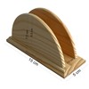 Restaurant Table Decoration Wooden Napkin Holder Bamboo Tissue Holder Natural