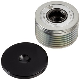 HELLA 9XU 358 038-181 Alternator Freewheel Clutch - Thread Size: M16x1,5 - Number of grooves: 6 - with cap