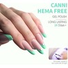 CANNI- Esmalte de uñas en gel verde pastel, 1 pieza