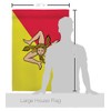 Breeze Decor HS108181-BO Sicily Flags of The World Nationality Impressions