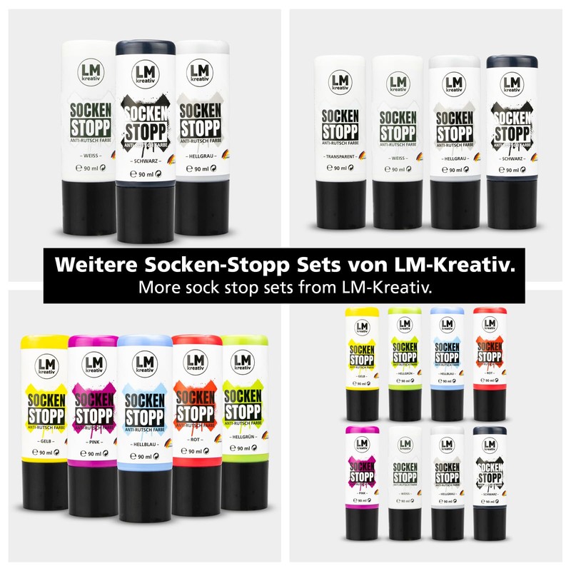 Laurenz & Morgan Socks Stop 82 ml (Light Grey) Socks