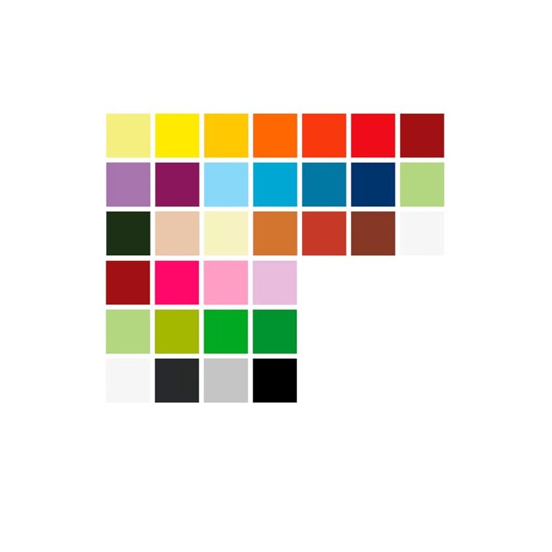 Cartulina Fabriano Colore Tamaño Carta 22x27.94 Cm 50 Hojas (Negro)