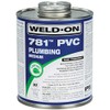 Weld-On 14006 781 PVC Medium-Bodied High-Strength Plumbing Solvent Cement -