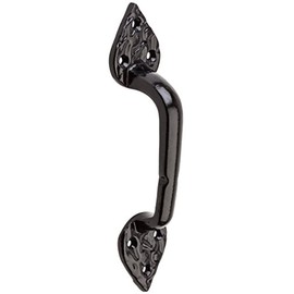 National Hardware N109-023 V8 Spear Gate Pull in Black