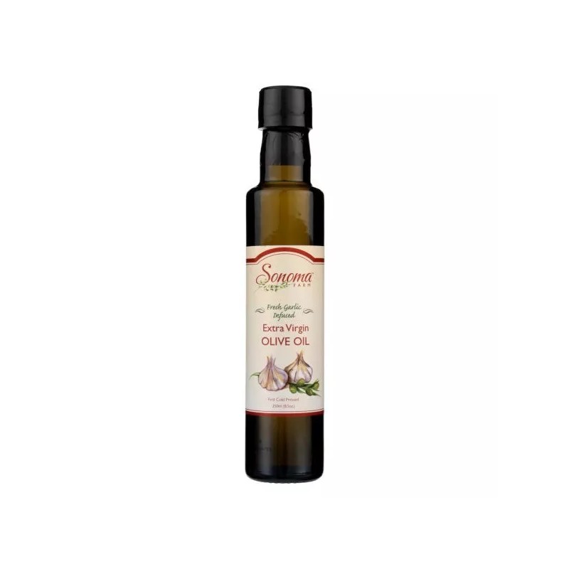 Sonoma Farm Garlic Infused Extra Virgin Olive Oil 250ml /