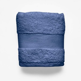 Peacock Alley Liam Turkish Bath Towels - 600 Gram Weight, Extra-Long Staple Low Twist Cotton - Luxury Bath Towel Collection in 4 Colors - Wash Cloth (Navy)