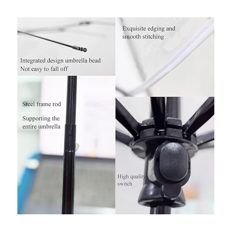 Gadgetking 2 PACK - MINI FOLDING UMBRELLA COMPACT LIGHTWEIGHT TRAVEL