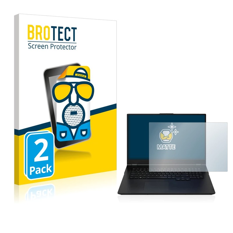 BROTECT Entspiegelungs-Schutzfolie für Zenec Z-E2055 (2 Stück) Matte Displayschutz-Folie, Anti-Reflex,