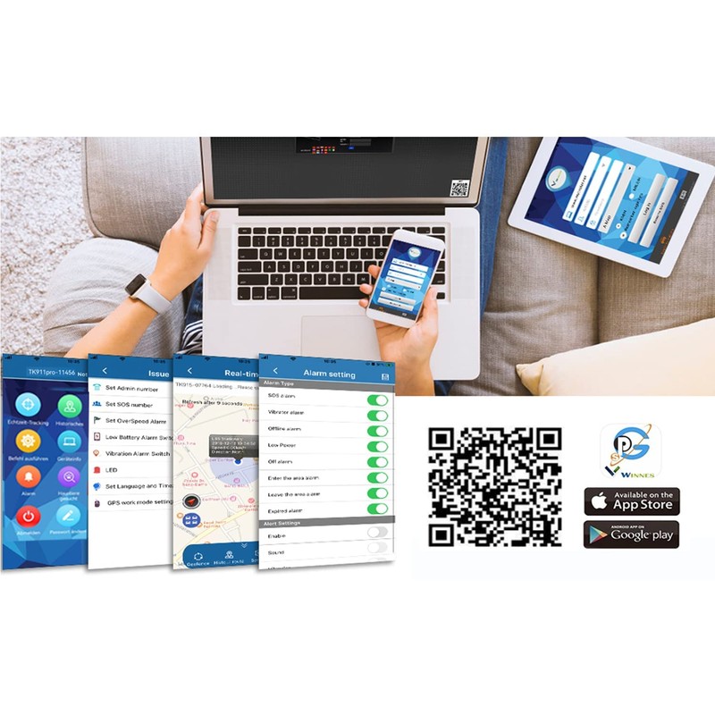 Mini Tracker GPS Tracker Mini Ohne ABO mit Starker Magnet,