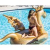 Giant Inflatable 103" Golden Dragon Pool Float - Luxy Float